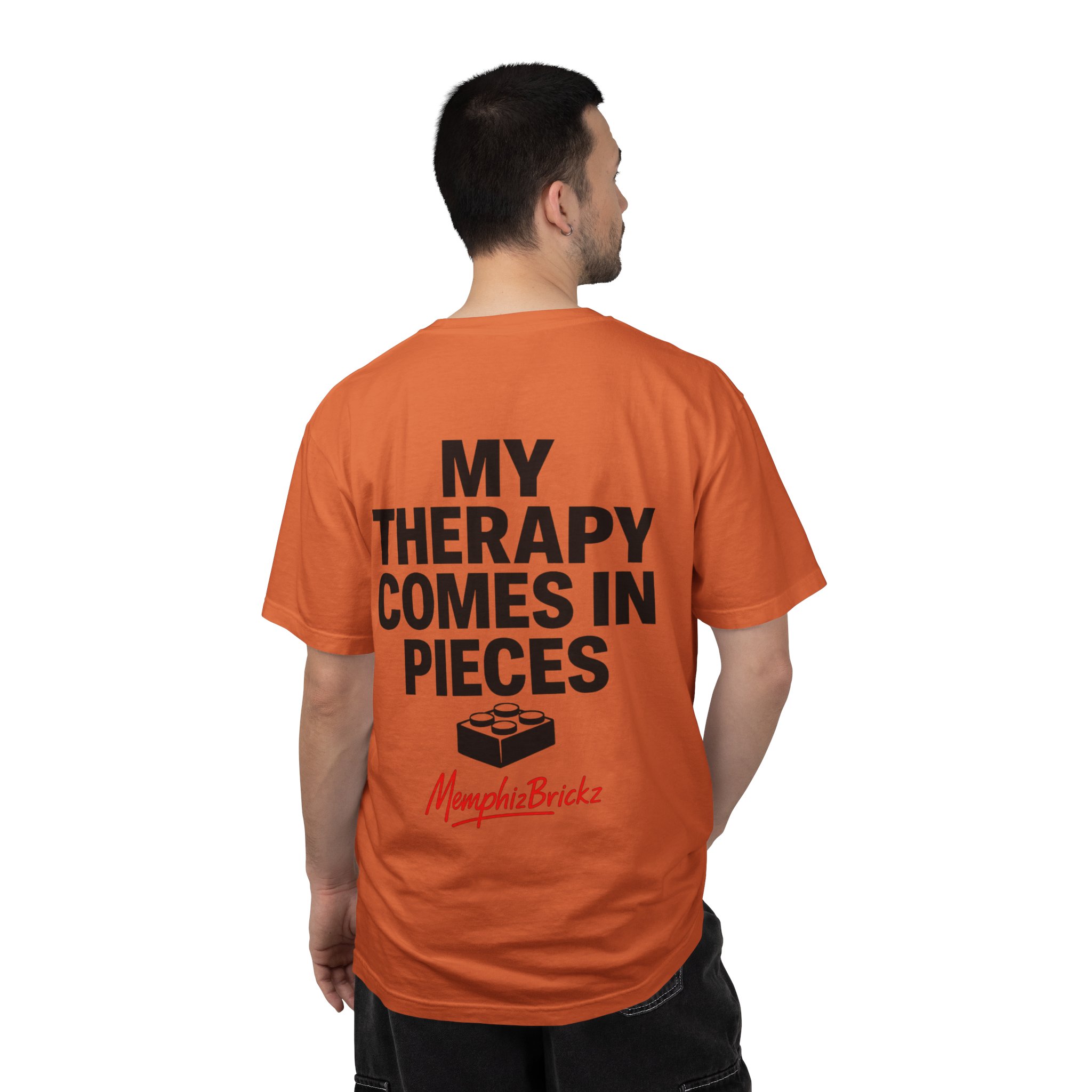 Brick Therapy T-Shirt — “My Therapy Comes in Pieces” - Image 45